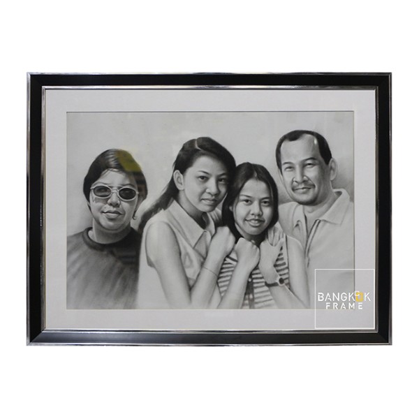 กรอบรูปภาพสเก็ตดินสอ